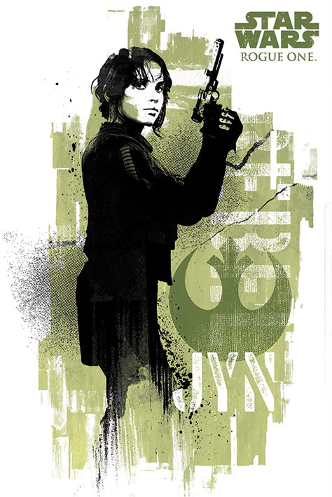 Plakát Rogue One: Star Wars Story - Jyn Grunge
