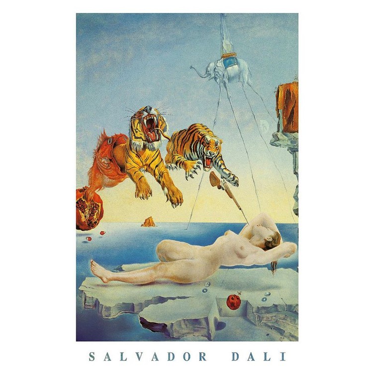Plakát Salvador Dali - Dream Caused By A Bee Flight