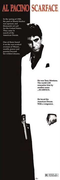 Plakát Scarface - one sheet