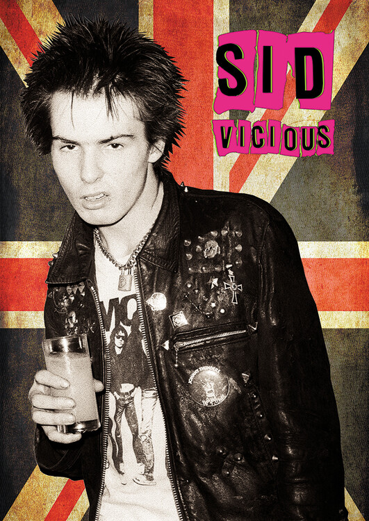 Plakát Sid Vicious - Union Jack