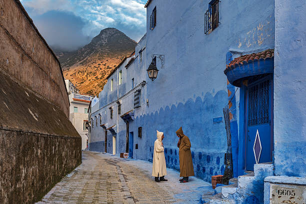Plakát Small colorful streets in Medina of Chefchaouen