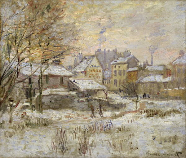 Plakát Snow Effect with Setting Sun, 1875