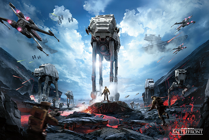 Plakat Obraz Star Wars Battlefront War Zone Kup Na Posters Pl