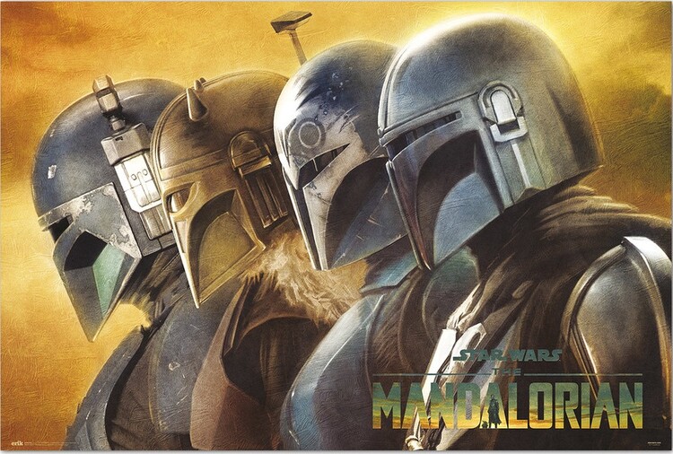Plakát Star Wars: The Mandalorian - Mandalorians