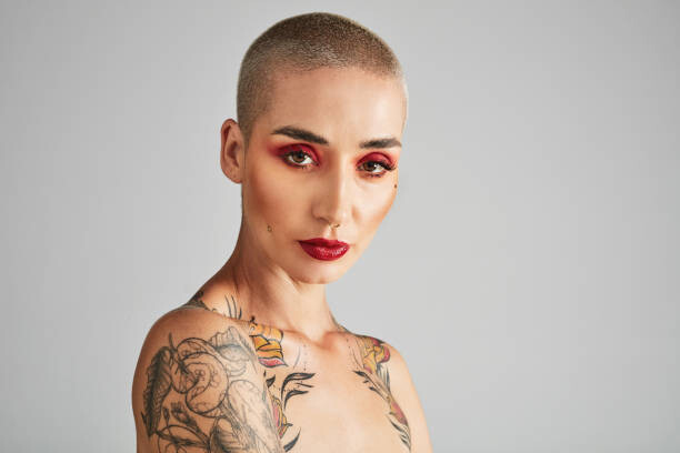 Plakát Studio portrait of a beautiful young