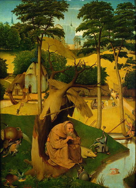 Plakát Temptation of St. Anthony, 1490