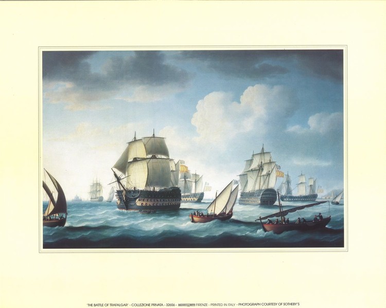 Reprodukcja The Battle Of Trafalgar