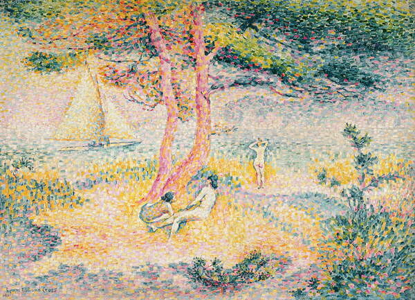 Plakát The Beach at St. Clair, 1901