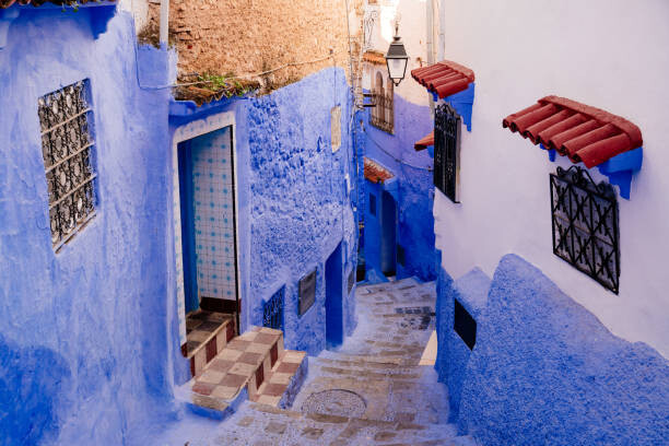 Plakát The blue city of Chefchaouen, Morocco.