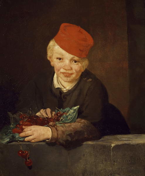 Plakát The Boy with the Cherries, 1859