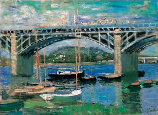 Reprodukcja The Bridge at Argenteuil, 1874