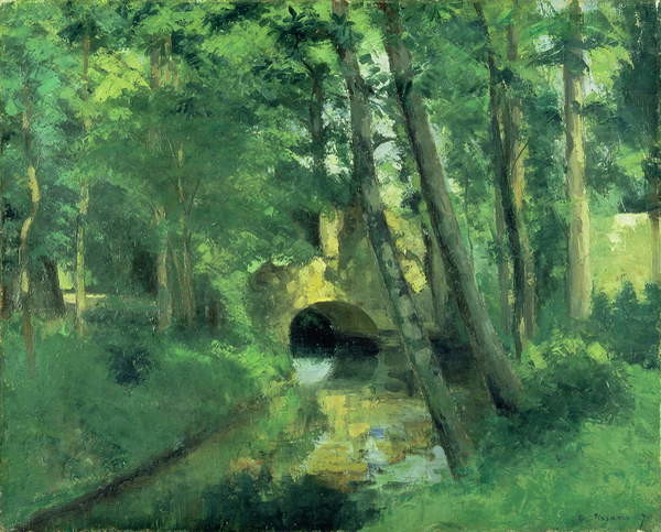 Plakát The Little Bridge, Pontoise, 1875