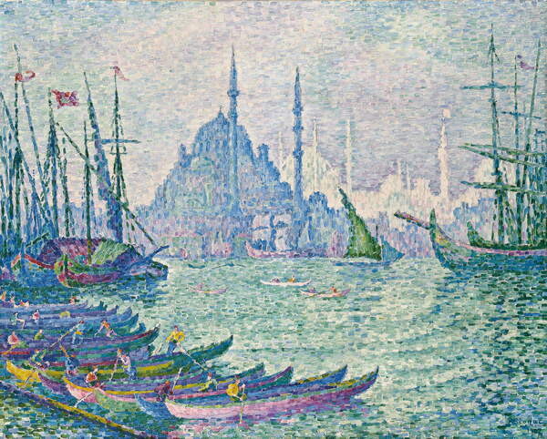 Plakát The Minarets at the Golden Horn, 1907