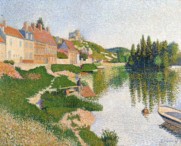 Plakát The River Bank, Petit-Andely, 1886