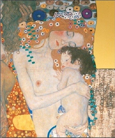 Reprodukcja The Three Ages of Woman, 1905 (part)