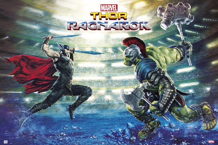 Plakát Thor Ragnarok - Battle
