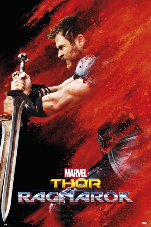 Plakát Thor: Ragnarok - Thor Red Dust