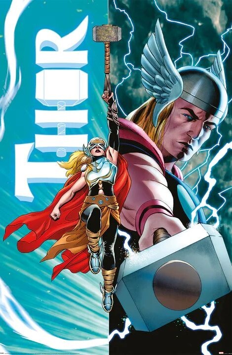 Plakat Thor - Thor vs Female Thor