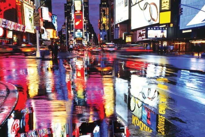 Plakat Times squareS - colours