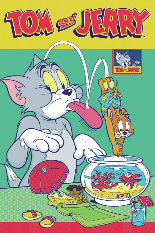 Plakát Tom & Jerry - Comics Cover