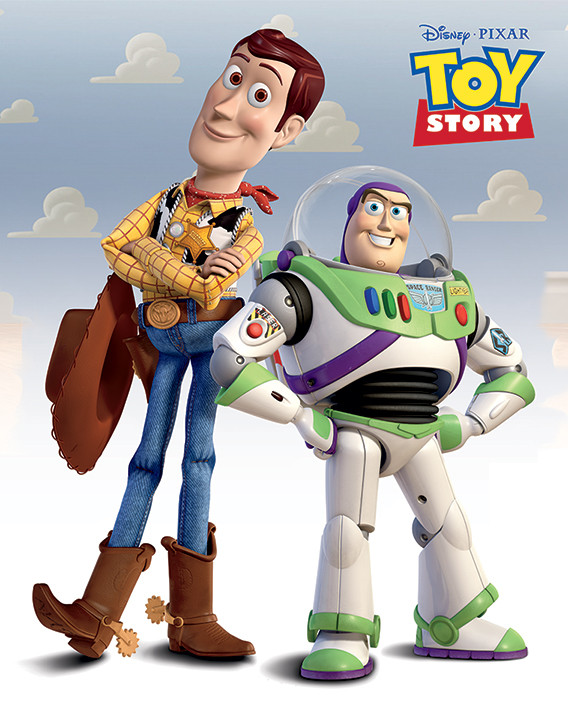 Plakat, Obraz Toy Story - Woody & Buzz | Kup na Posters.pl
