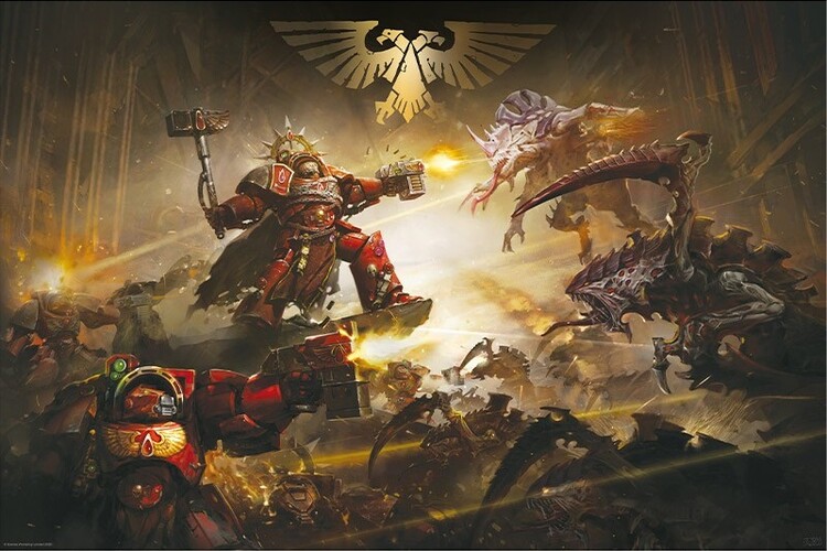 Plakát Warhammer 40K - The Battle of Baal