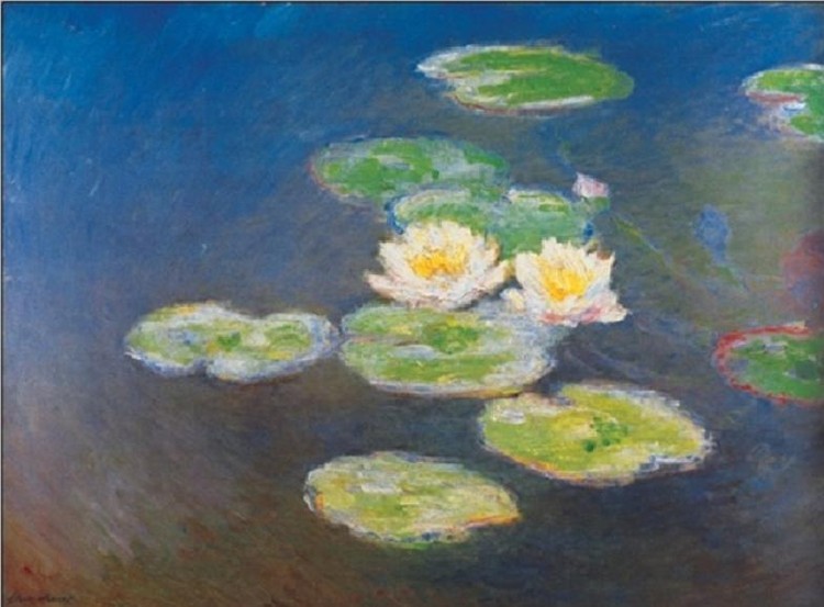 Reprodukcja Water Lilies, 1914-1917