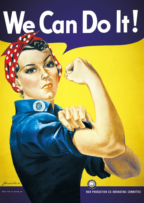 Plakát We can do it! - To zvládneme!