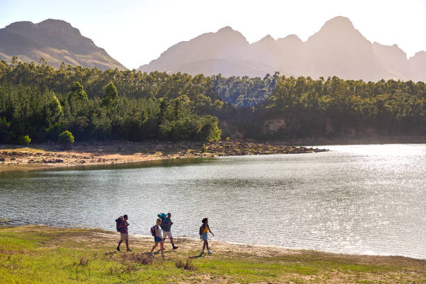 Plakát Wide Angle View Of Group Of