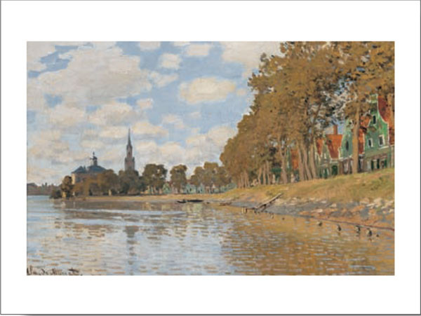 Reprodukcja Zaandam, Holland, 1871