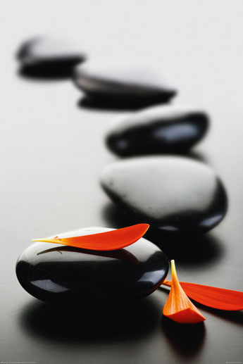 Plakat Obraz Zen Stones Red Kup Na Posters Pl
