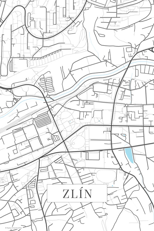 Plakát Zlin white