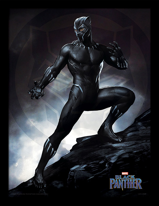 Black Panther - Stance Framed poster