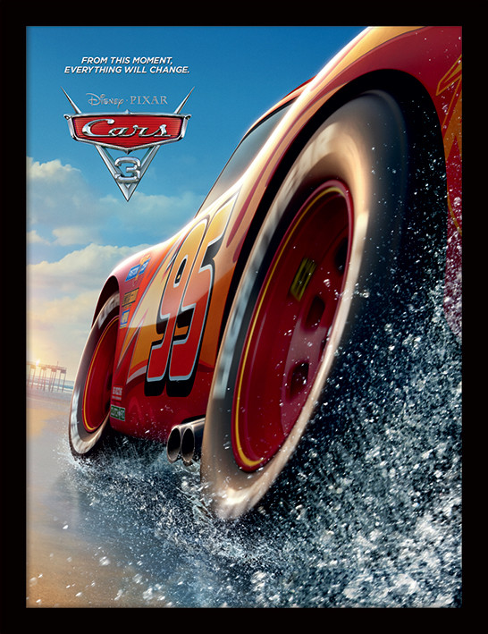 Cars 3 Beach Framed poster Buy at UKposters