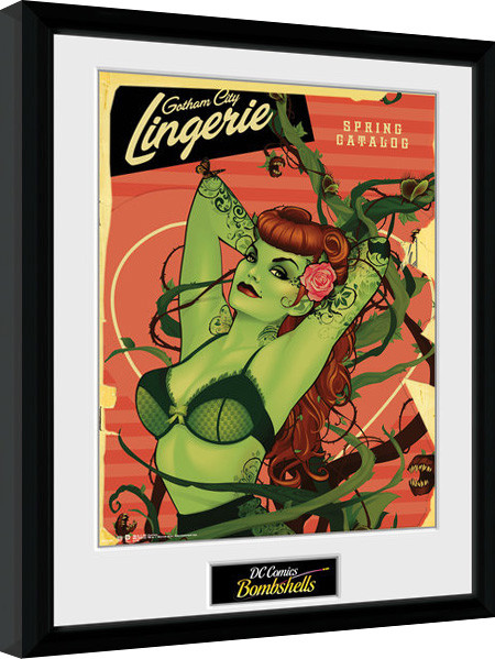 DC Comics Poison Ivy Bombshells Framed poster Buy at Europosters