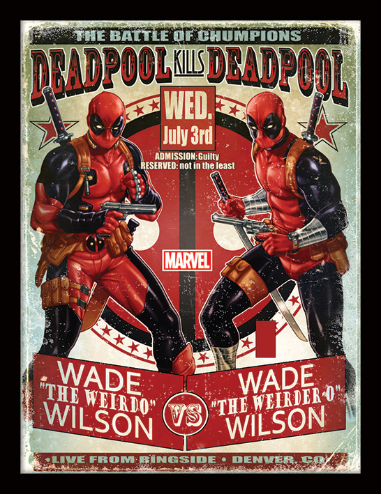 Poster Deadpool - Bullets and Chimichangas
