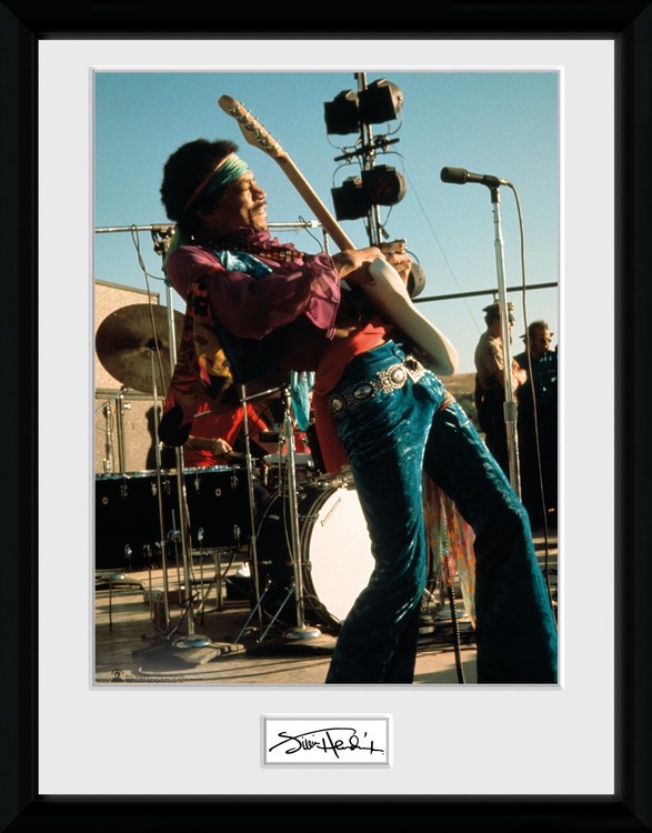 Jimi Hendrix Poster, Live in Concert