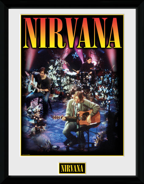 Nirvana - Unplugged Framed poster | Buy at UKposters
