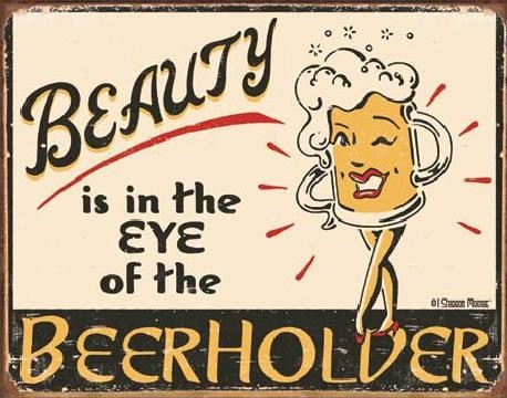 Plechová cedule MOORE - Eye of the Beerholder