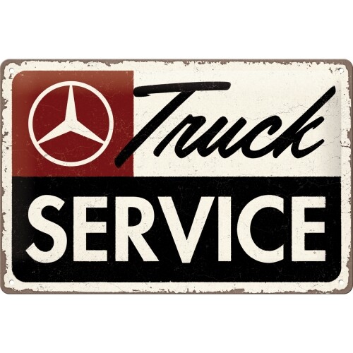 Plechová cedule Daimler Truck - Service
