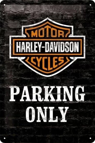 Plechová cedule Harley-Davidson - Parking Only