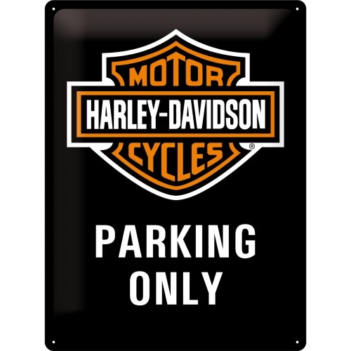 Plechová cedule Harley Davidson - Parking Only