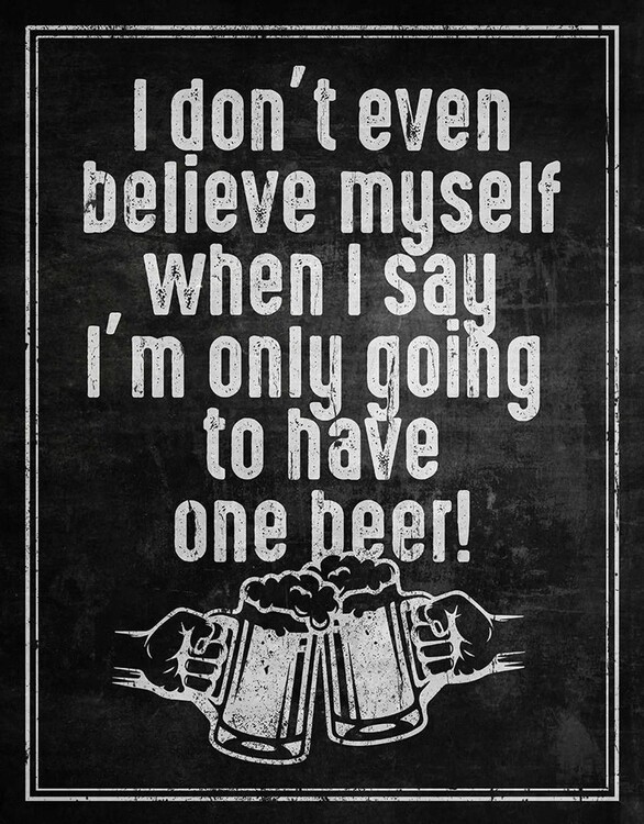 Plechová cedule Just One