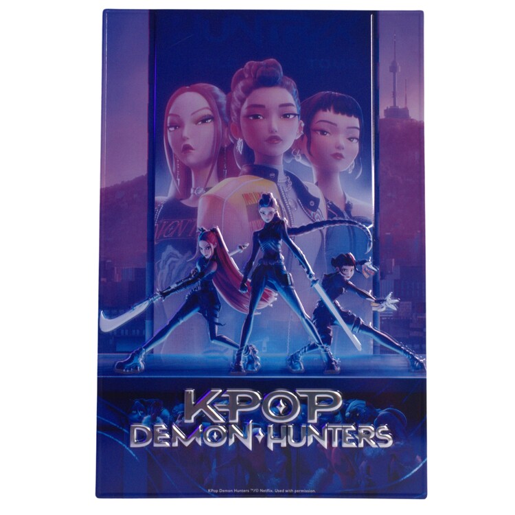 Plechová cedule K-Pop Demon Hunters - Huntrix