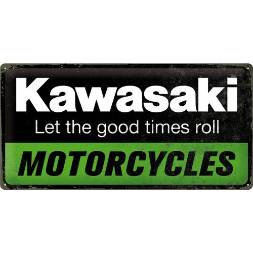 Plechová cedule Kawasaki Motorcycles