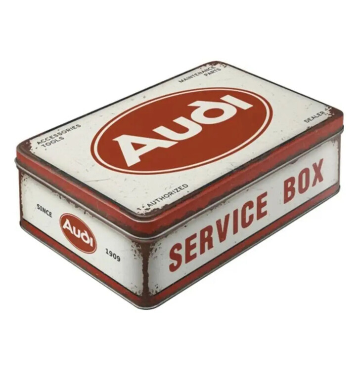 Pločevinasta škatla Audi - Service Box