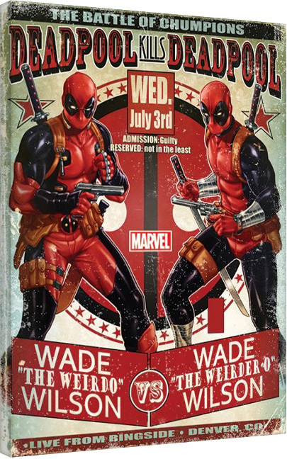 Obraz na płótnie Deadpool - Wade vs Wade