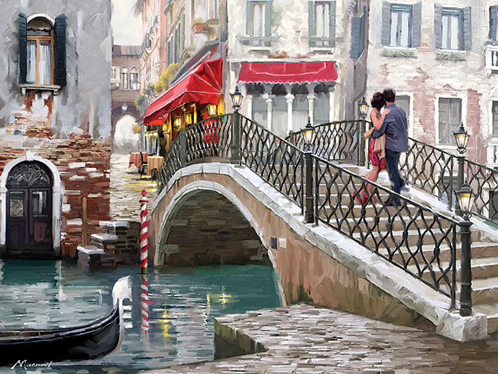 Obraz na płótnie Richard Macneil - Venice Bridge