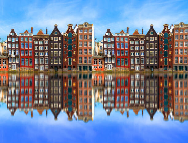 Obraz na płótnie Architecture in Amsterdam, Holland