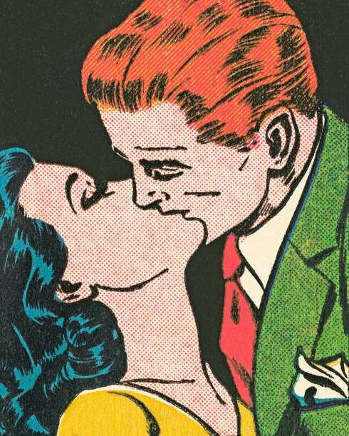 Obraz na płótnie Couple Kissing